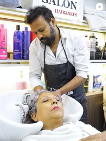 L7 Salon hair wash video thumbnail
