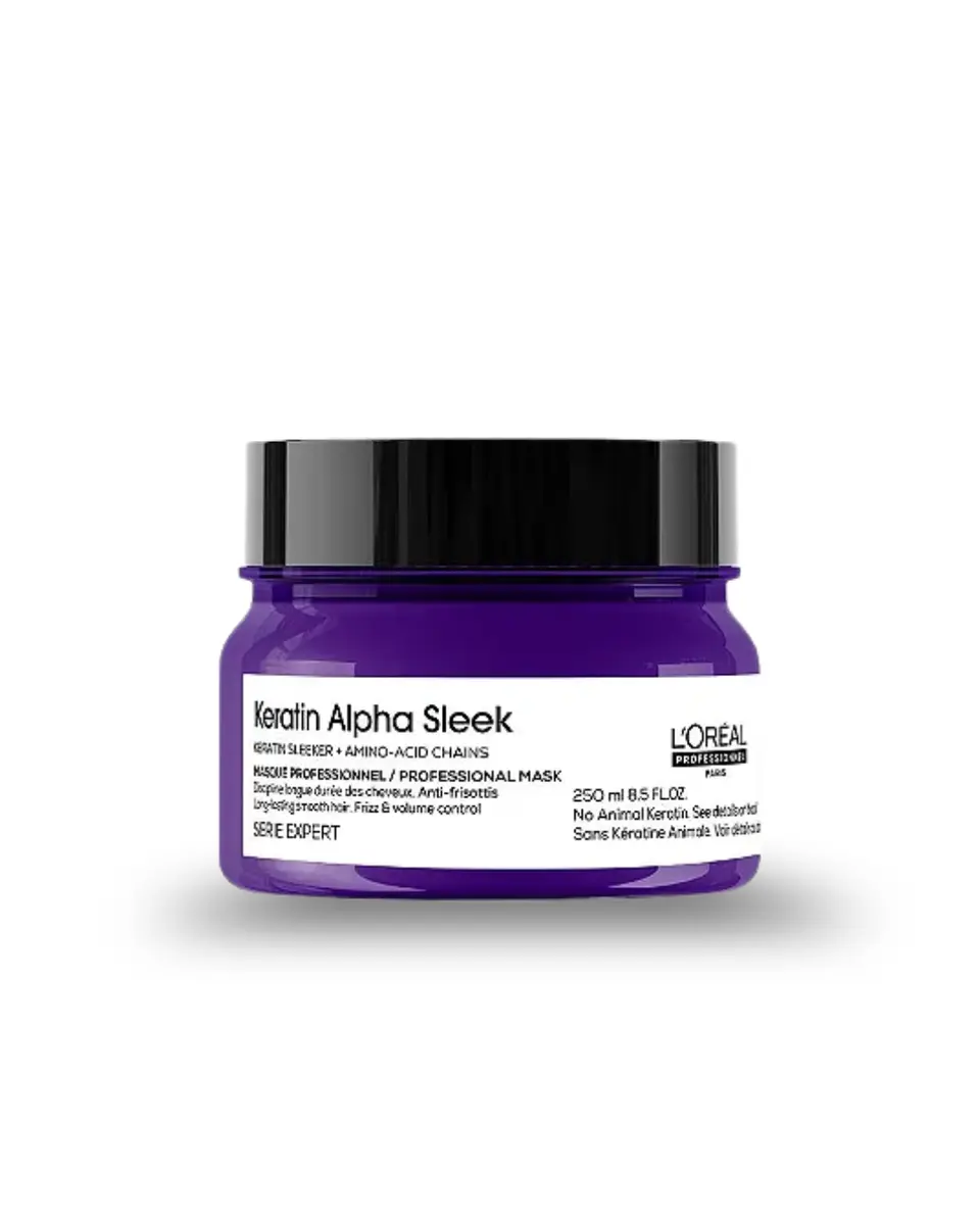 Keratin Alpha Sleek Mask 250ml professional salon product enquiry