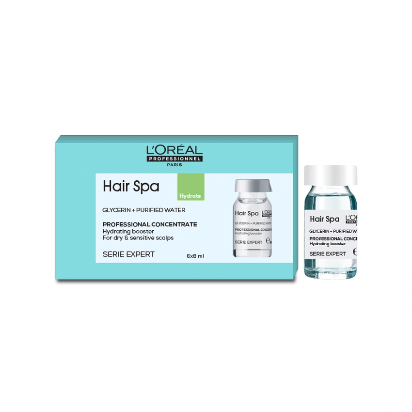 Hair Spa Hydrating Concentrate 6 × 8ml official L’Oréal Professionnel product photo
