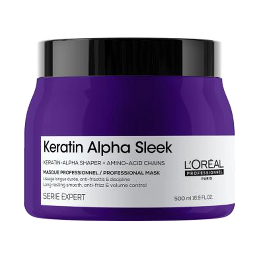 Keratin Alpha Sleek Mask 500ml official L’Oréal Professionnel product photo