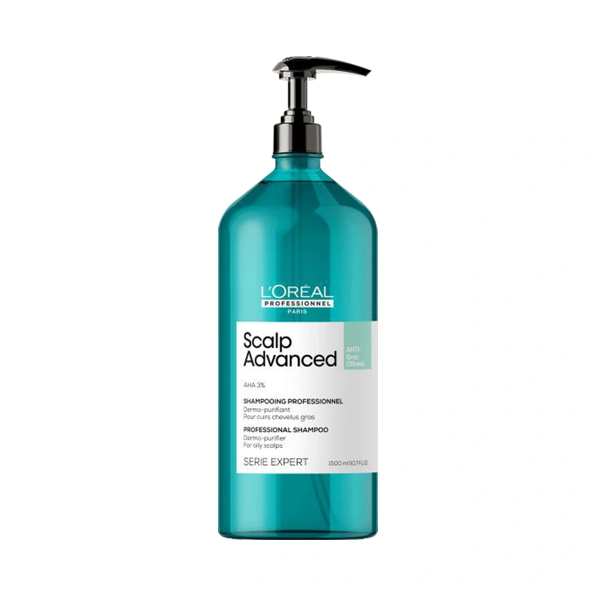 Scalp Advanced Anti-Oiliness Shampoo 1500ml official L’Oréal Professionnel product photo